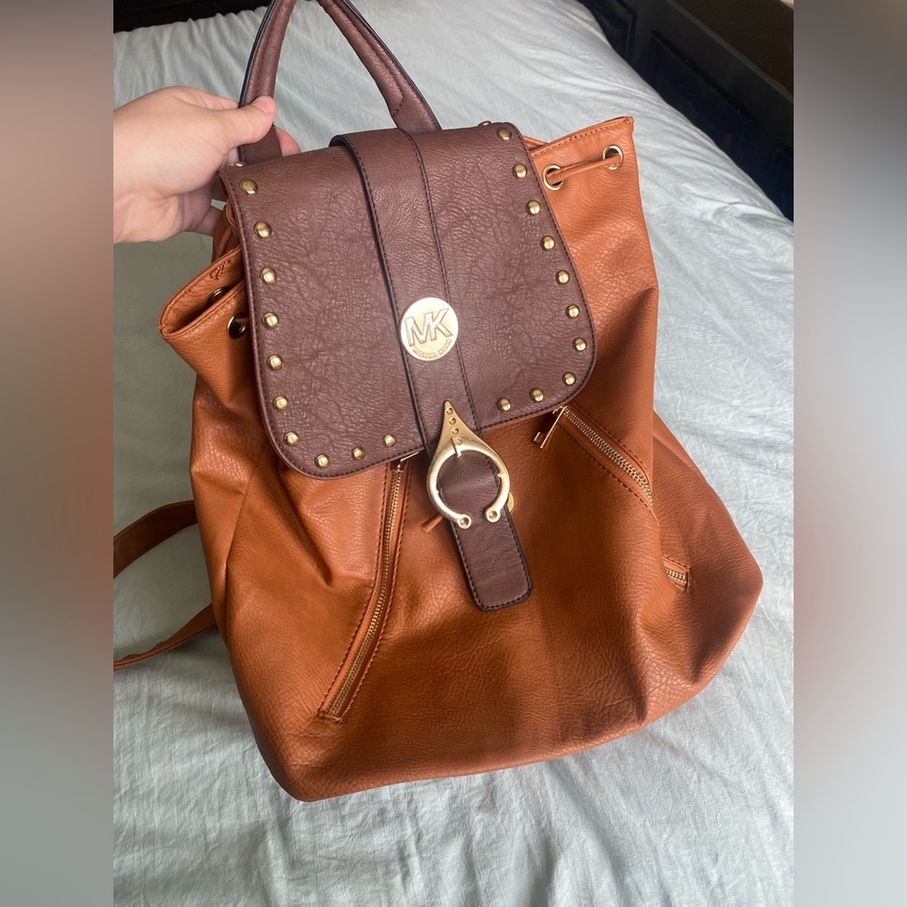 Michael Kors two toned backpack!